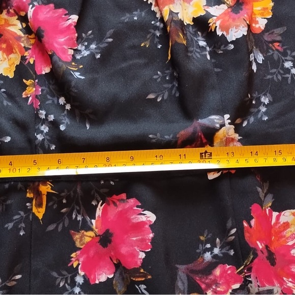 CB ESTABLISHED 1962 multicolor  Floral Sleeveless Stretch Knit Dress 16 - Picture 8 of 8